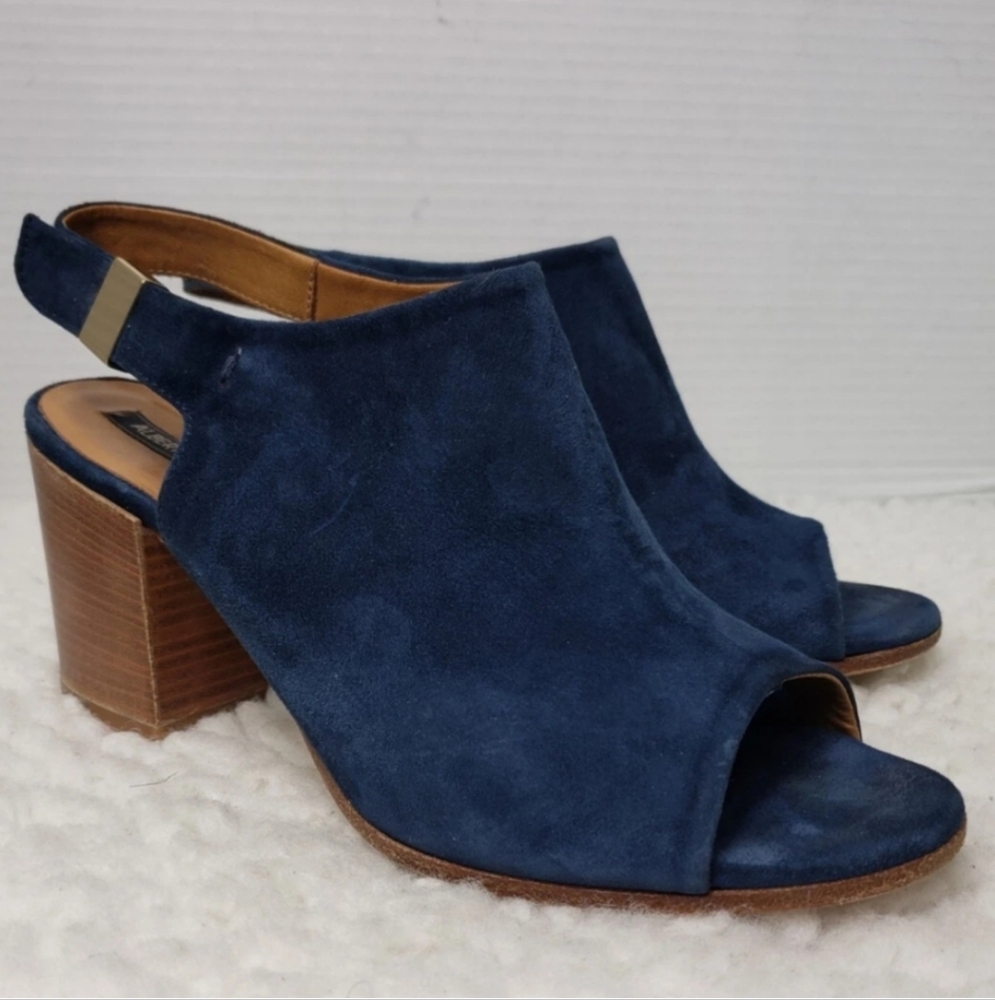 Alberto Fermani Ancona Slingback Sandal - Navy Blue